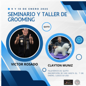 Lee más sobre el artículo SEMINARIO Y TALLER DE GROOMING 9 Y 10 DE ENERO 2025