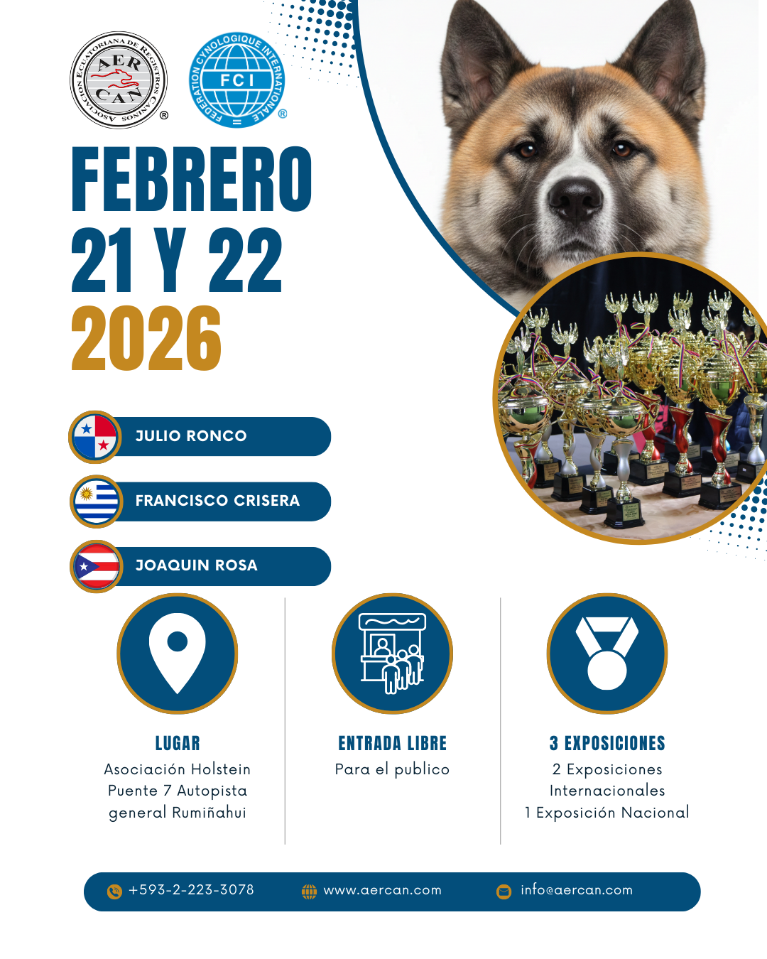 Lee más sobre el artículo EXPOSICION 21 Y 22 DE FEBRERO 2026